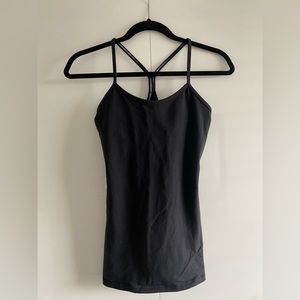 Lululemon Y-Back Tank - black - size 4